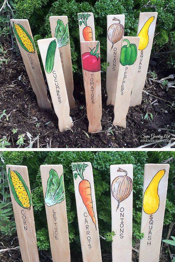 Creative Diy Garden Marker Crafts
