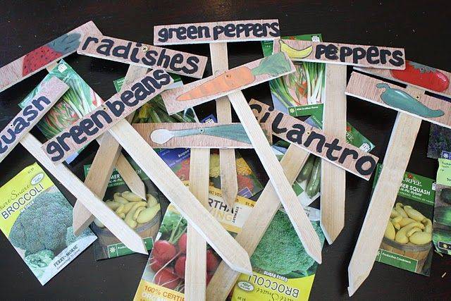 Vegetable Garden Outdoor Wood Sign