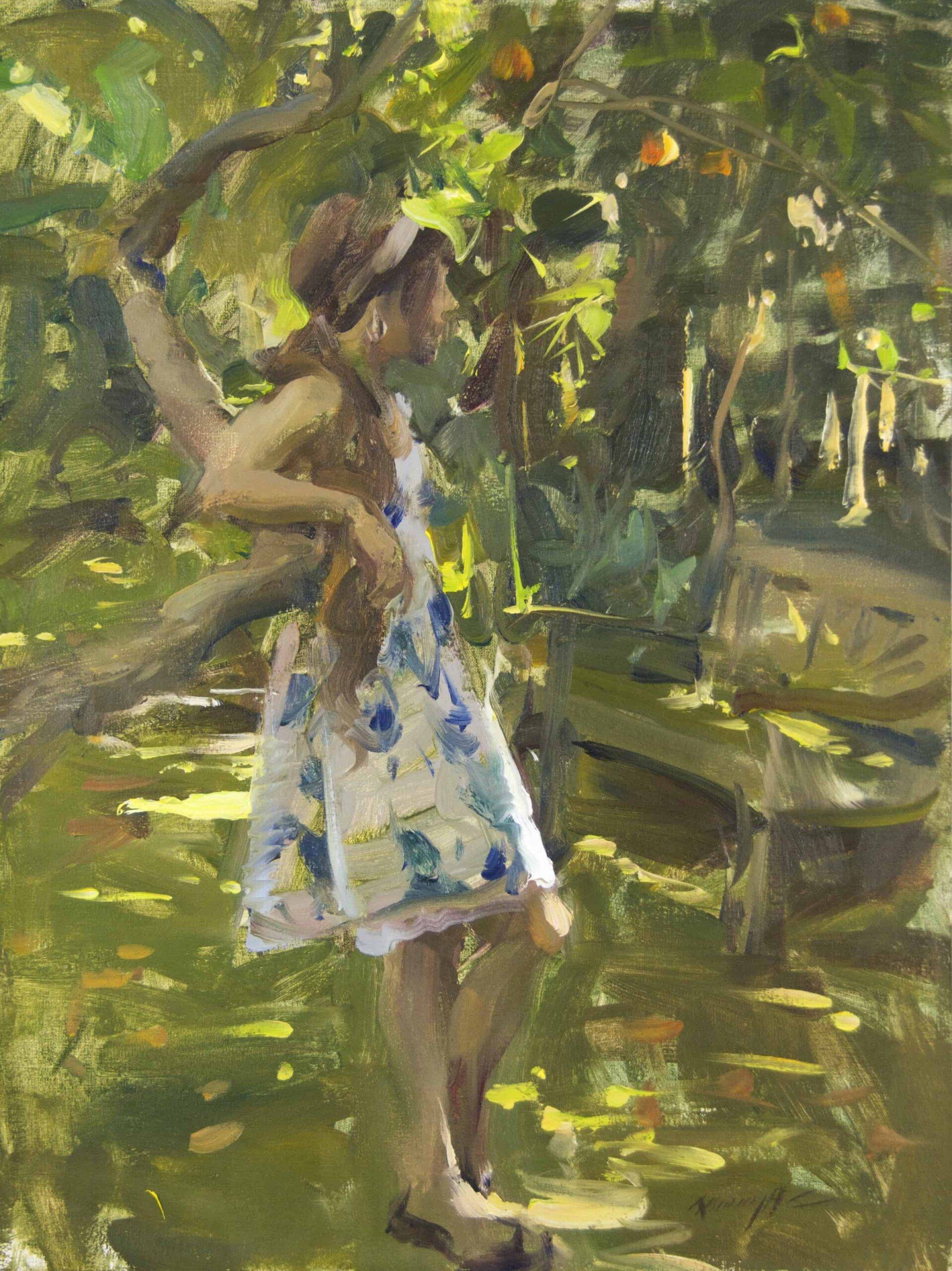 The Garden Oil Painting