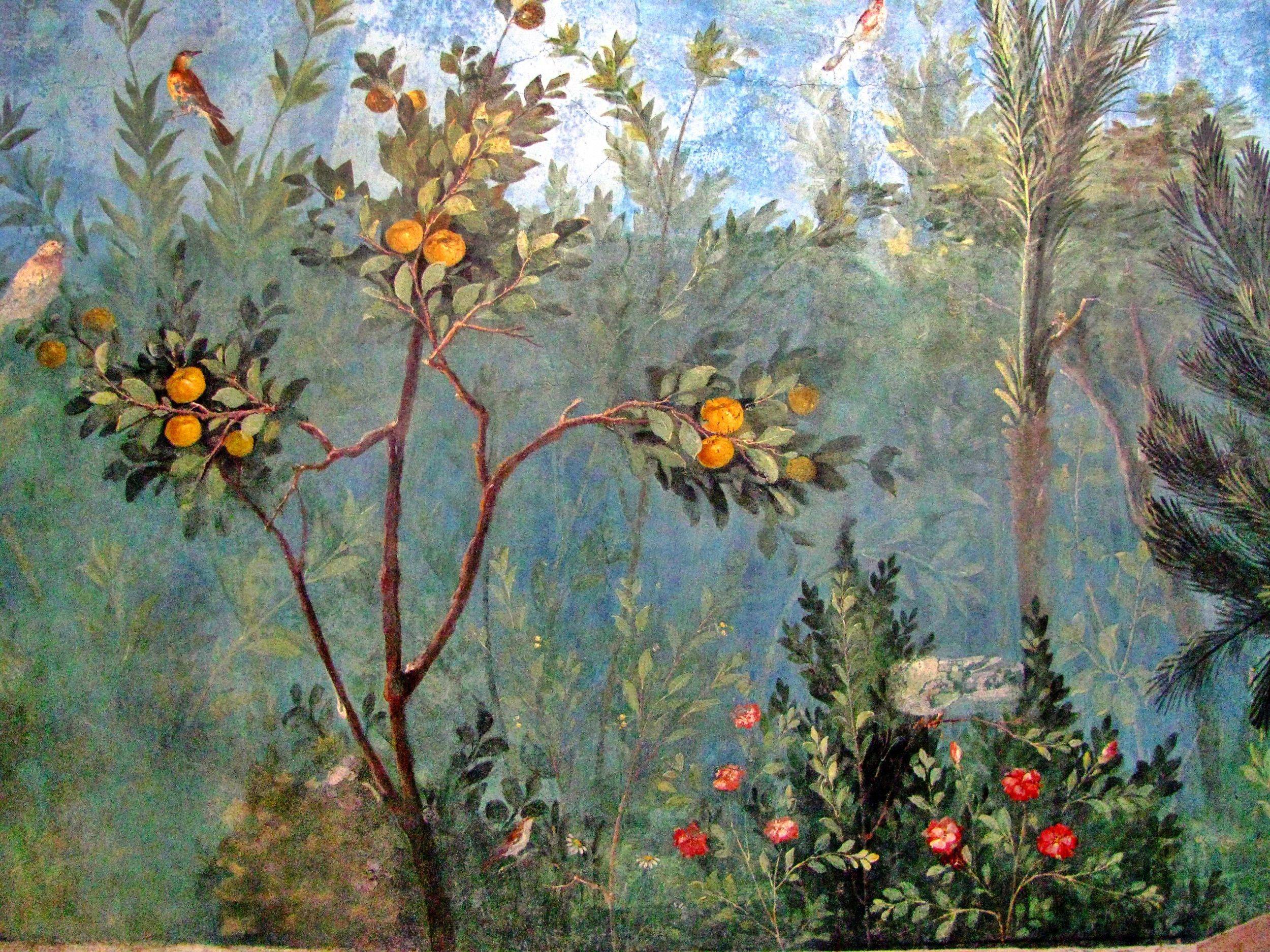 Painting Garden Mural