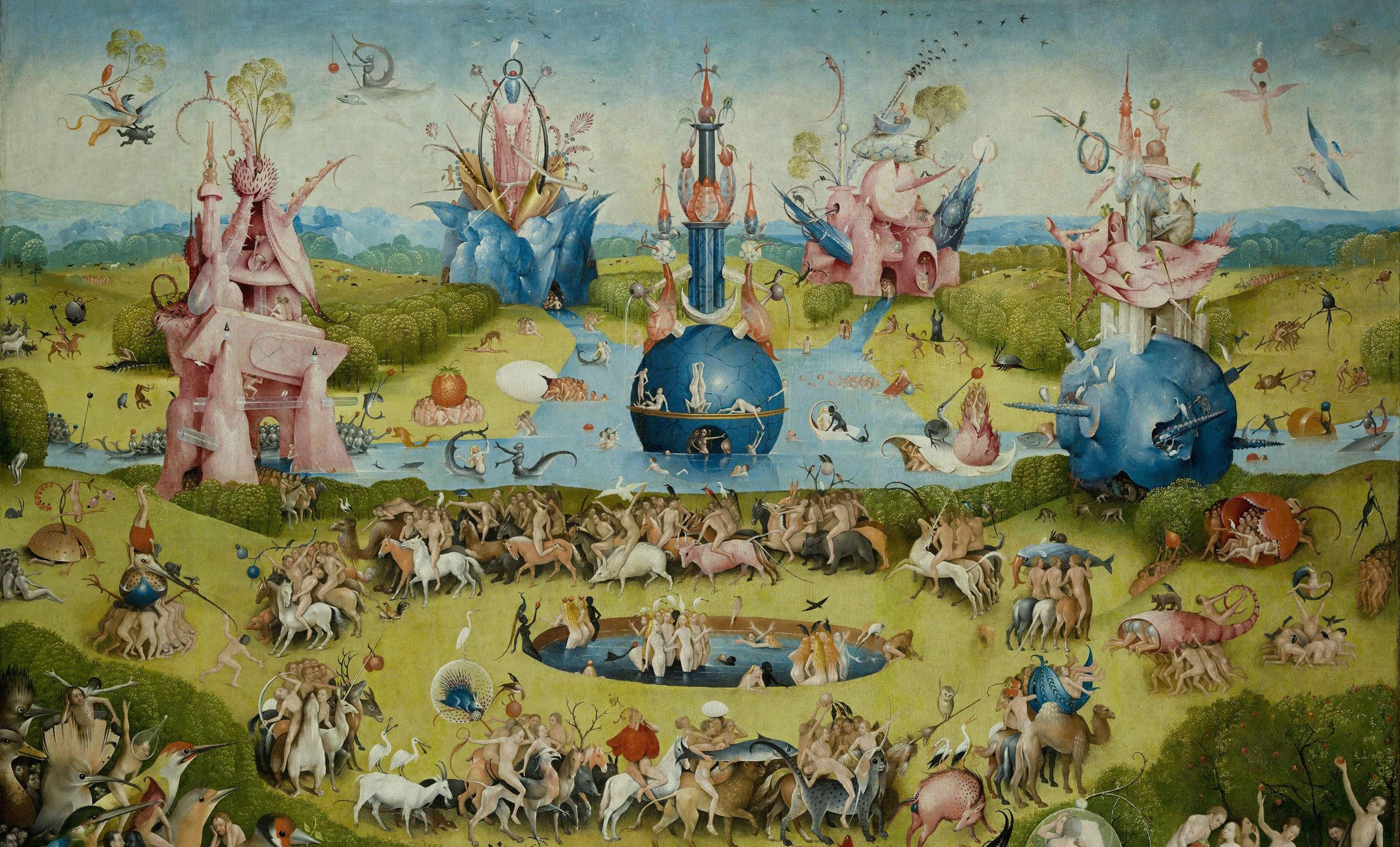 Earthly Delight Heironymus Bosch Mini Art Print