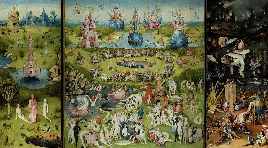 Earthly Delights Art Print Hieronymus Bosch