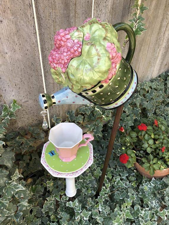Tea Cup Garden Decor Vintage