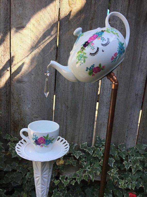 Tea Cup Garden Decor Vintage