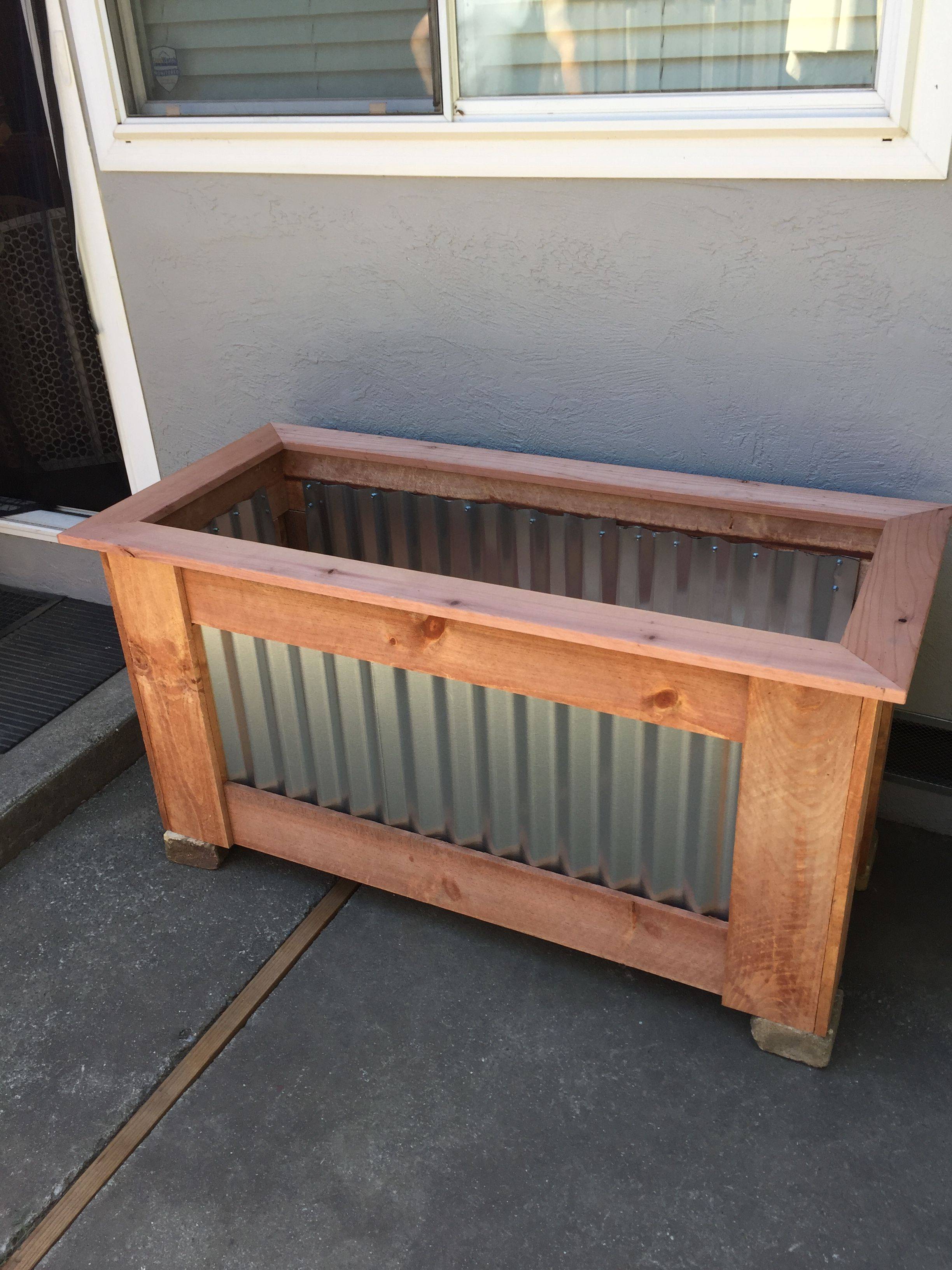 Corrugated Metal And Angle Iron