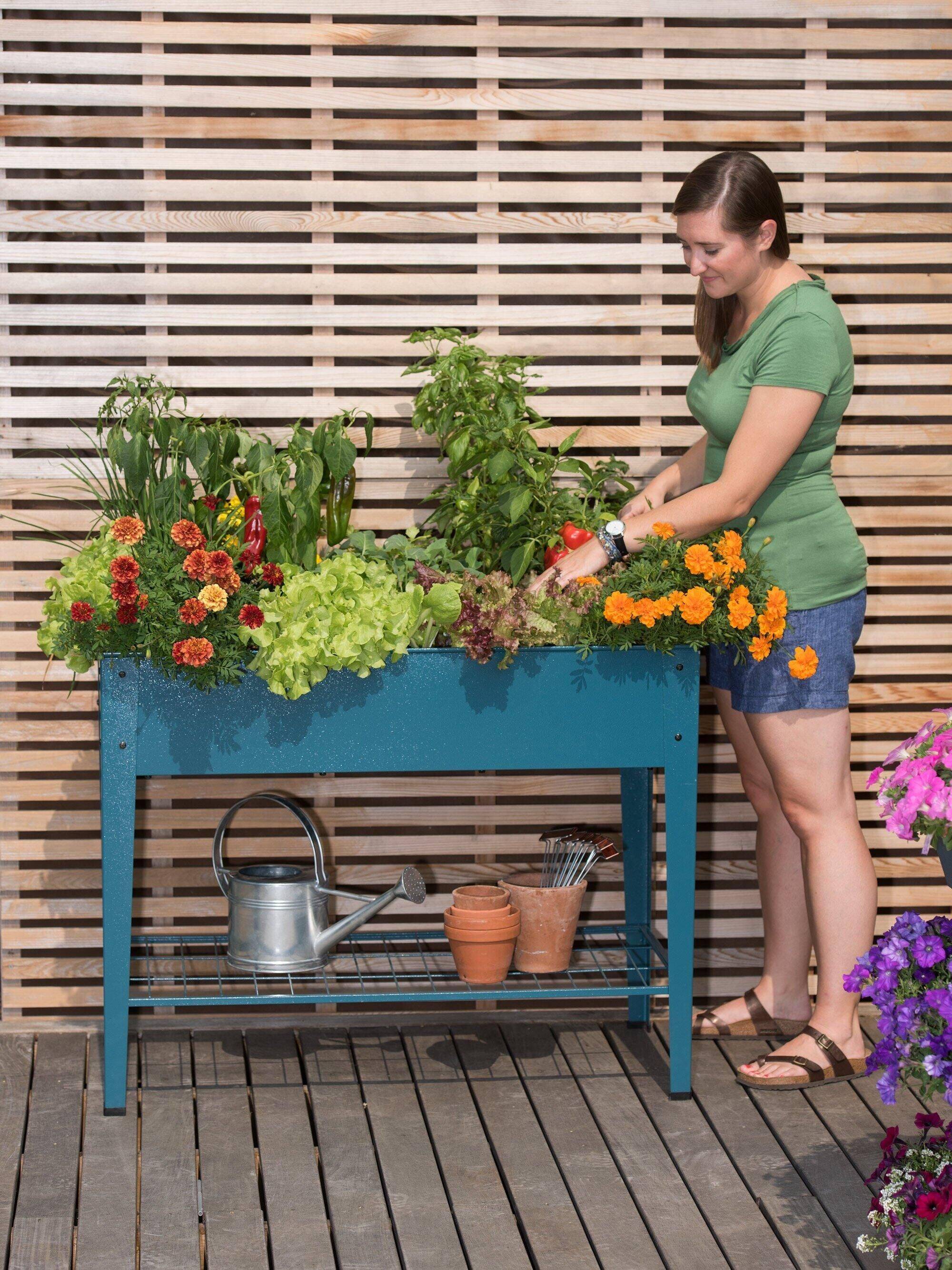 Custombuilt Corrugated Steel Planters