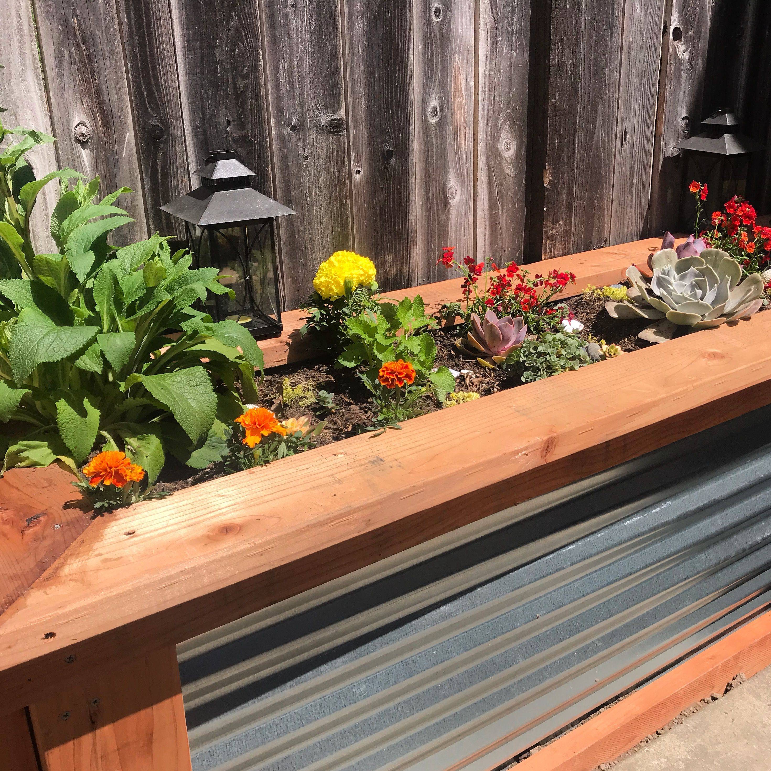 24 Corrugated Metal Garden Planters Ideas You Should Look SharonSable