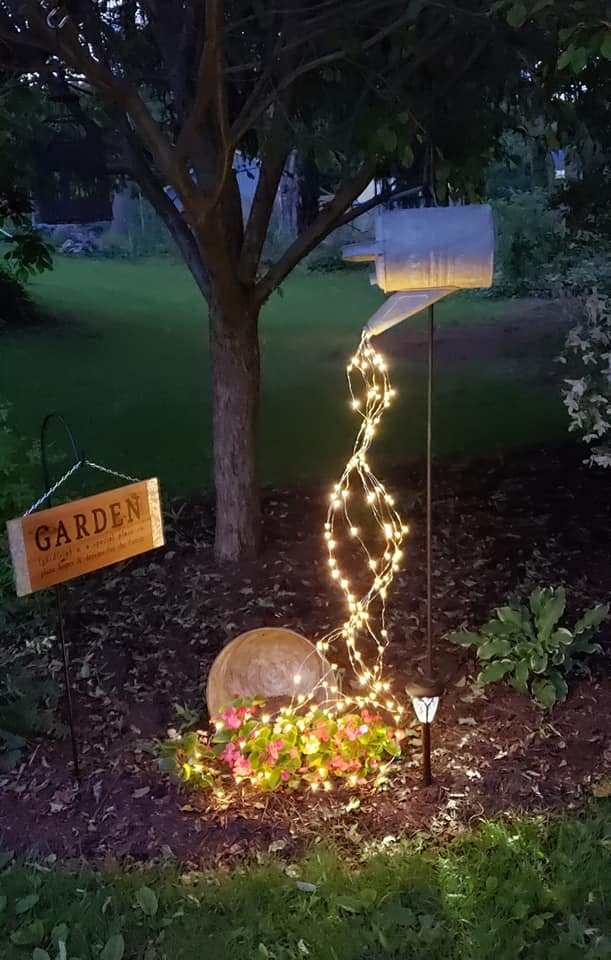 Solar Fairy Light Watering