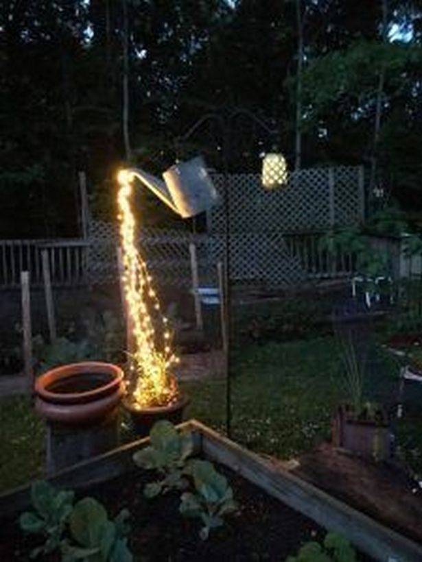 Solar Fairy Light Watering