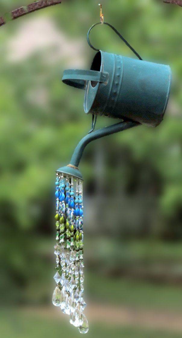 Watering Can Garden Lighting Ideas