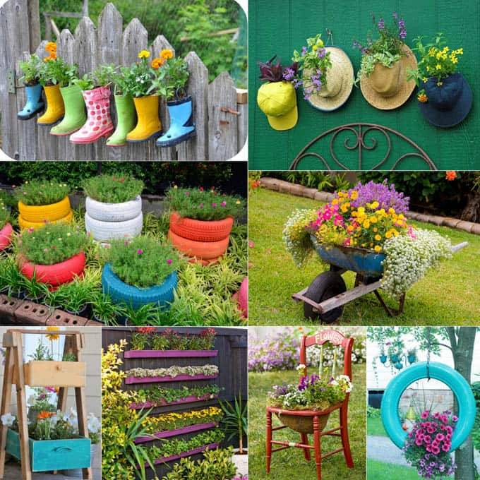 Rustic Metal Gate Planter