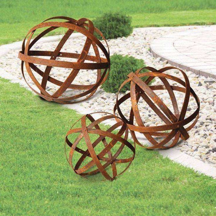 A Contemporary Garden Gazing Ball