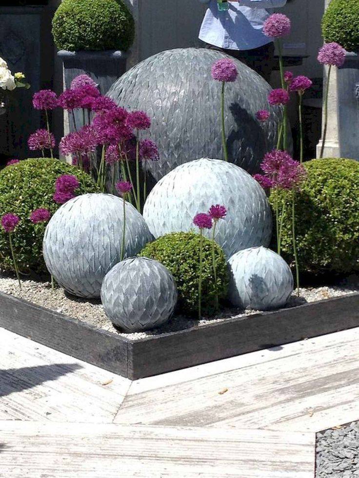 Diy Concrete Garden Spheres Weekend Yard Work Series