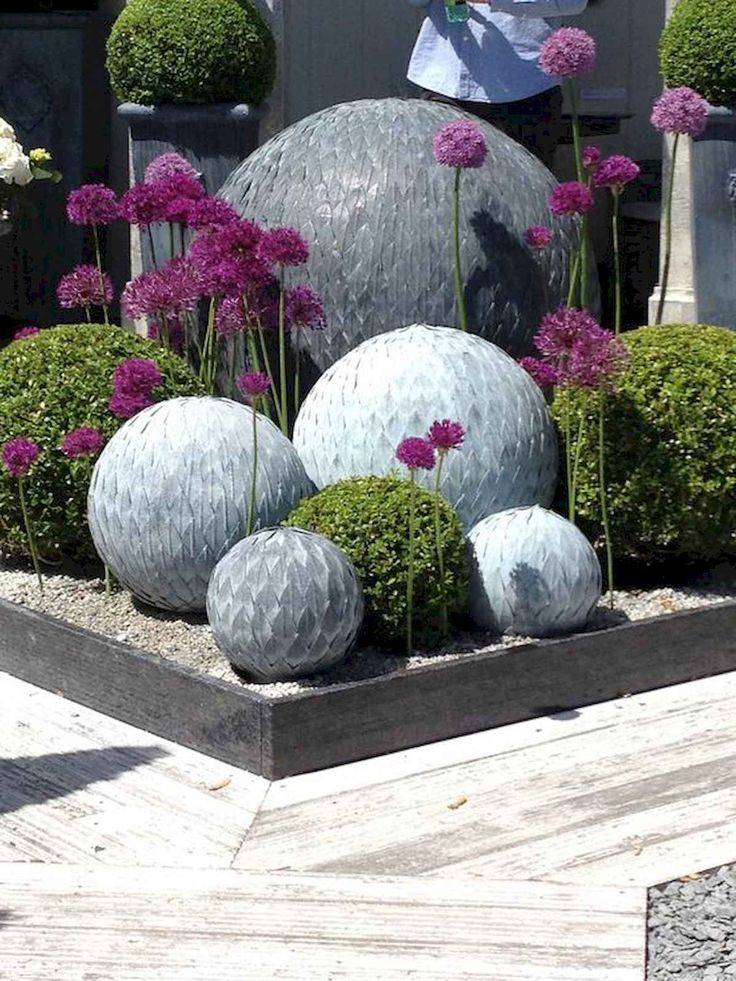 Diy Concrete Garden Spheres Weekend Yard Work Series