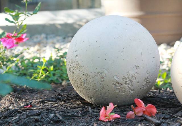 Concrete Garden Spheres