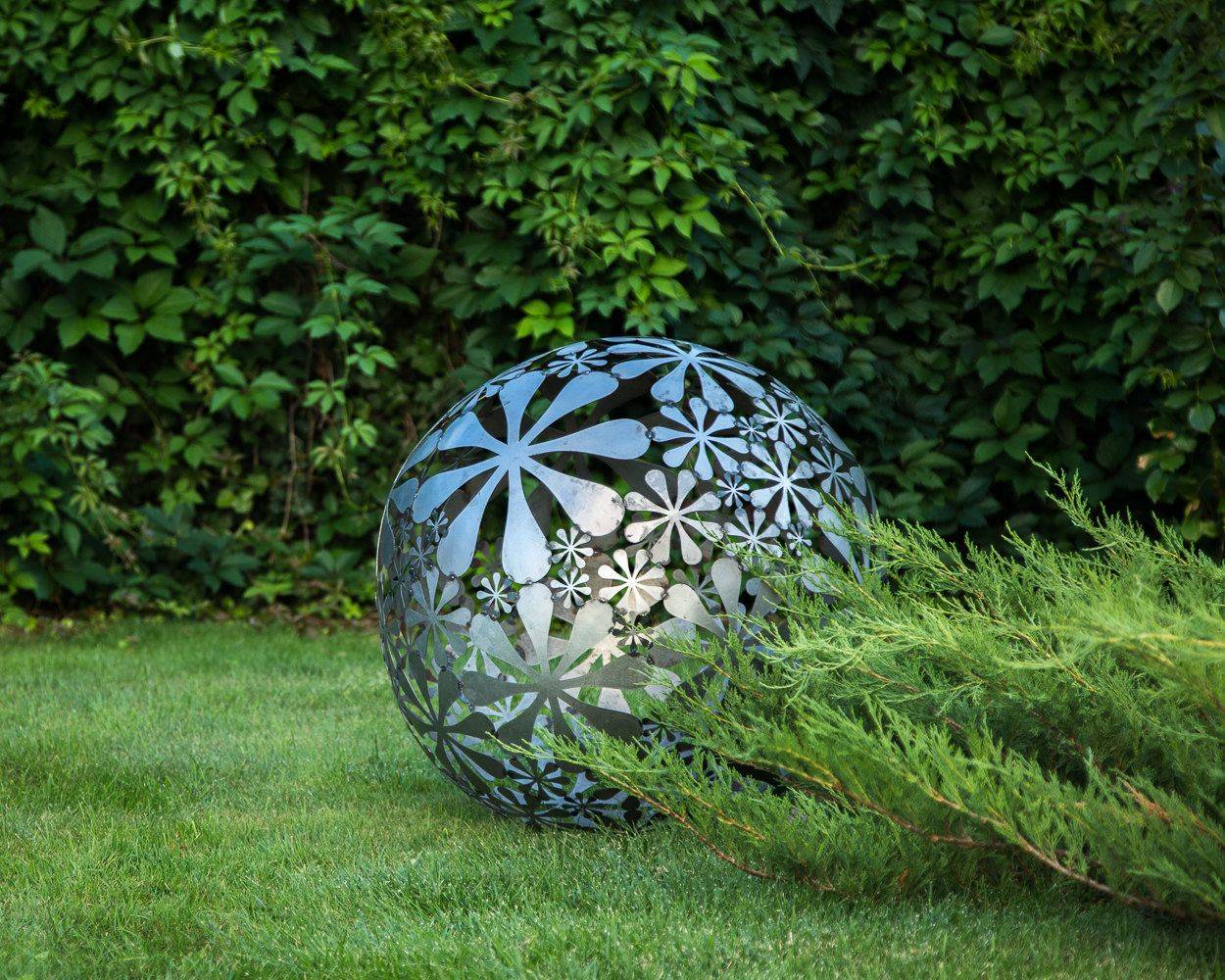 22 Sphere Garden Sculpture Ideas To Try This Year SharonSable