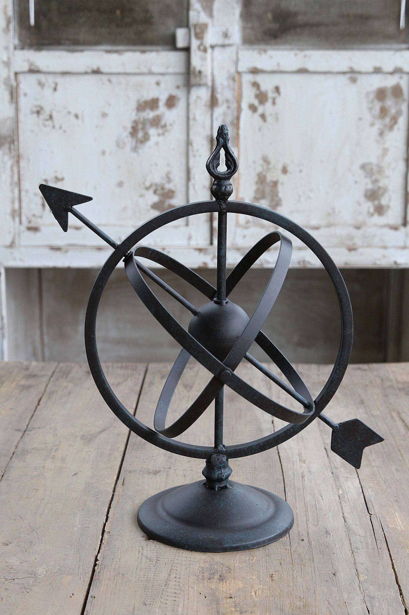 Antique Style Armillary Sphere Sculpture