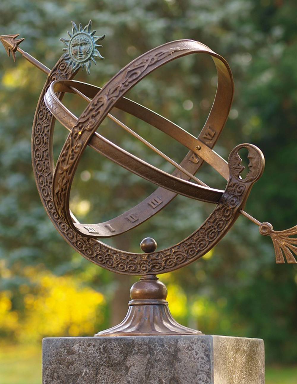 Armillary Sphere New England Garden