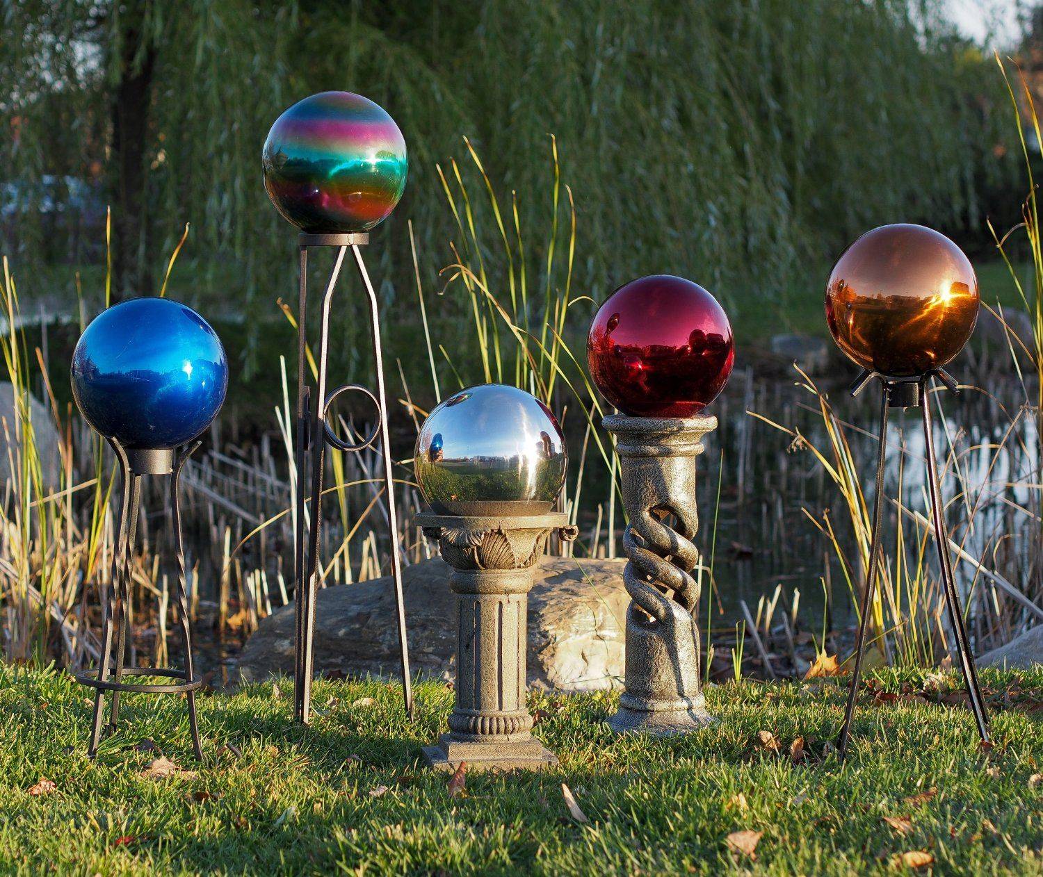 18 Garden Gazing Ball Ideas To Try This Year SharonSable