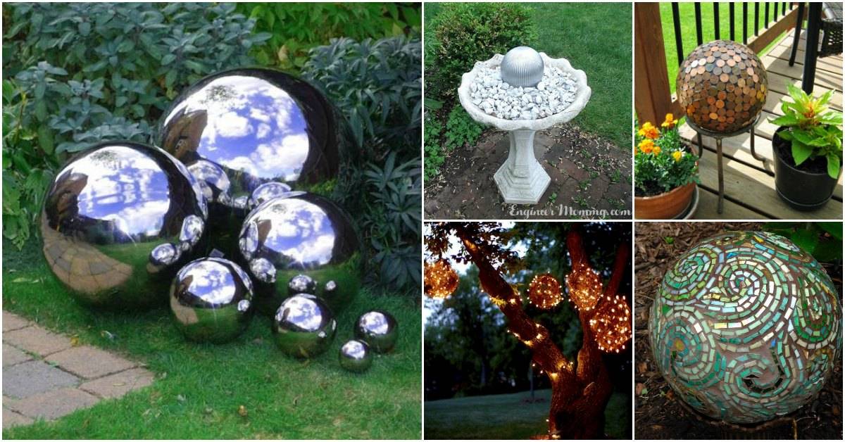 Bowling Ball Yard Art