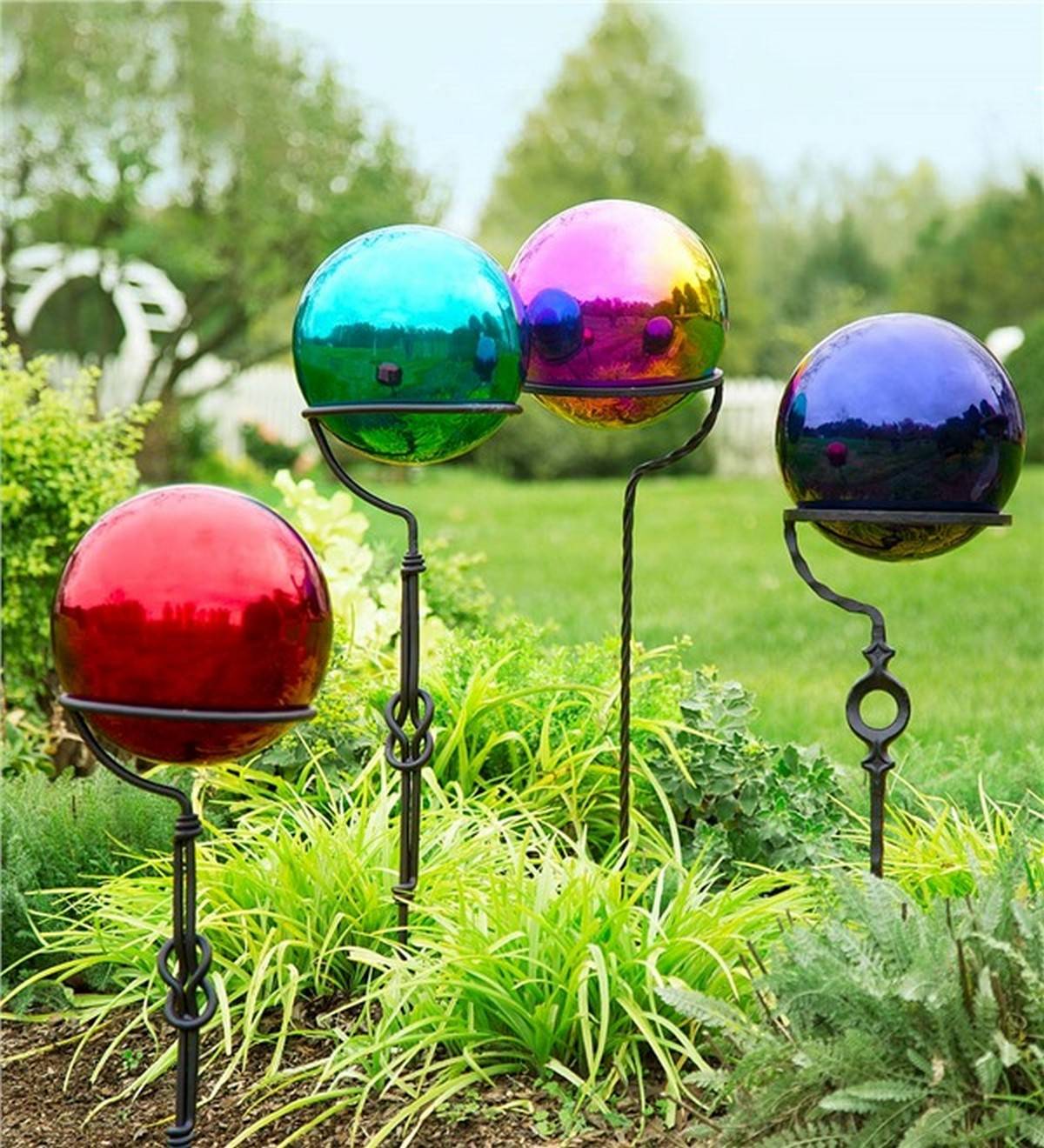 A Garden Gazing Ball