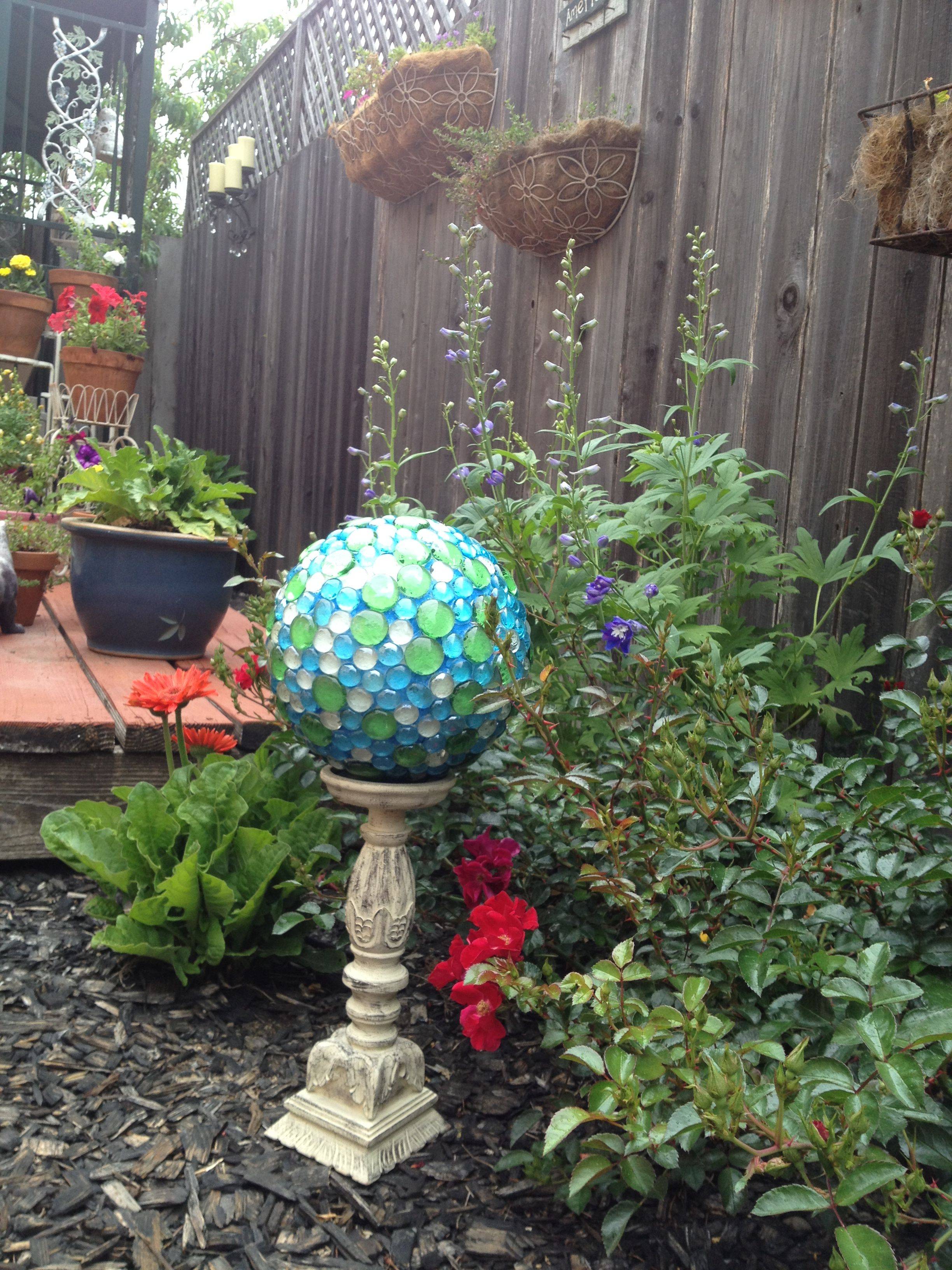 Bowling Ball Yard Art