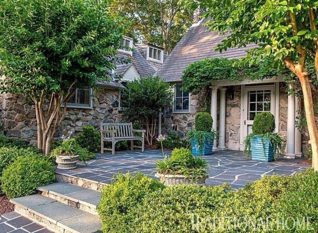 French Country Garden Traditional Landscape Chicago