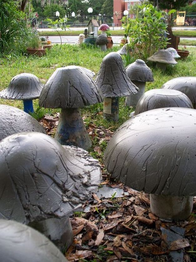 Concrete Mushrooms