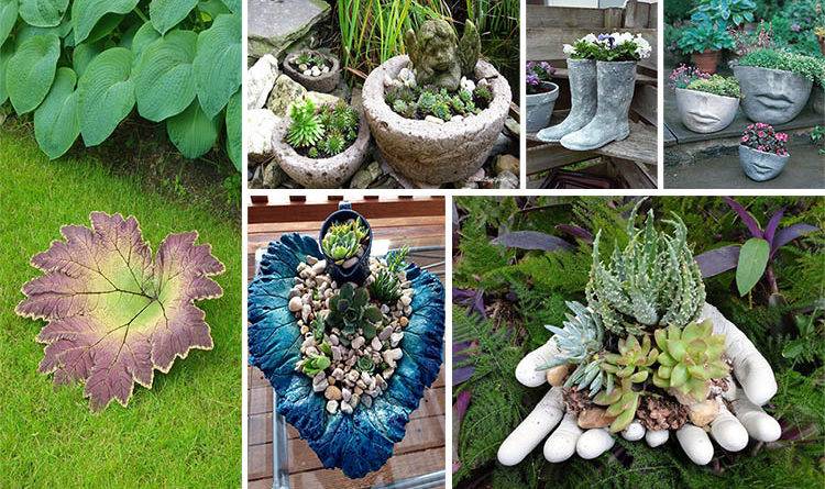 Diy Concrete Garden Decor