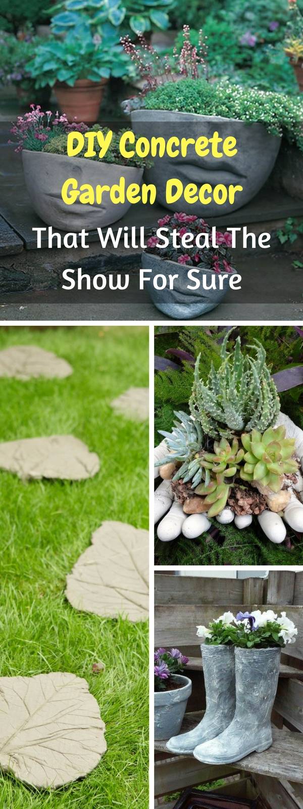 22 Concrete Garden Decor Ideas For This Year SharonSable