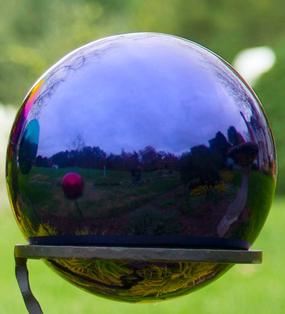 Serpentine Metal Gazing Ball