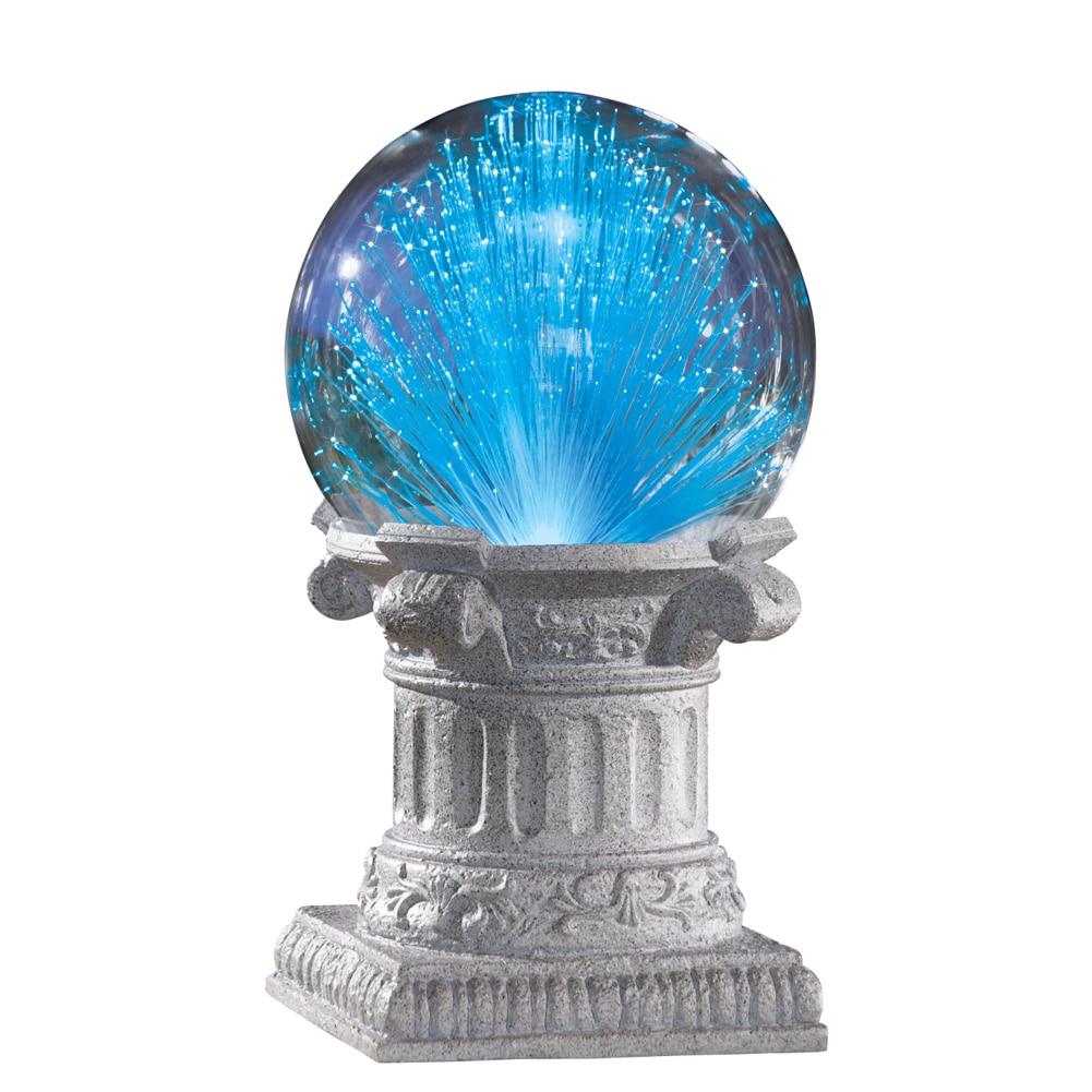 Solar Powered Fiber Optic Gazing Ball Decorative Accessories