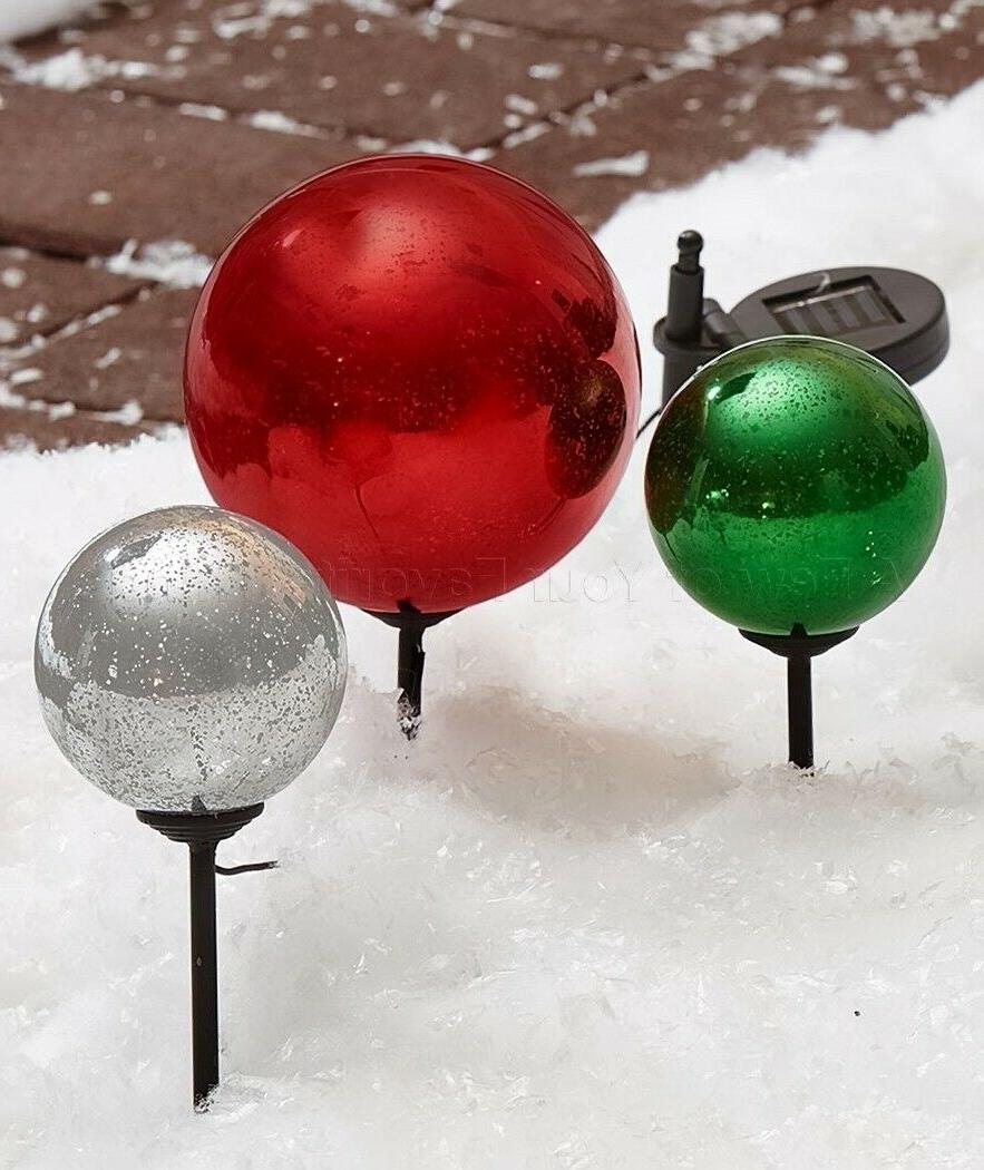 Christmas Central Lighted Sphere Ball Outdoor Christmas Decoration