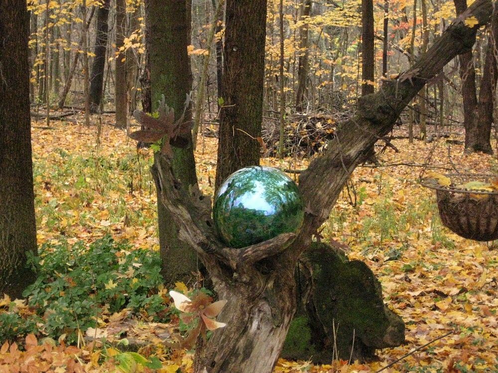 Led Color Changing Lighted Glass Dragonfly D Effect Gazing Ball