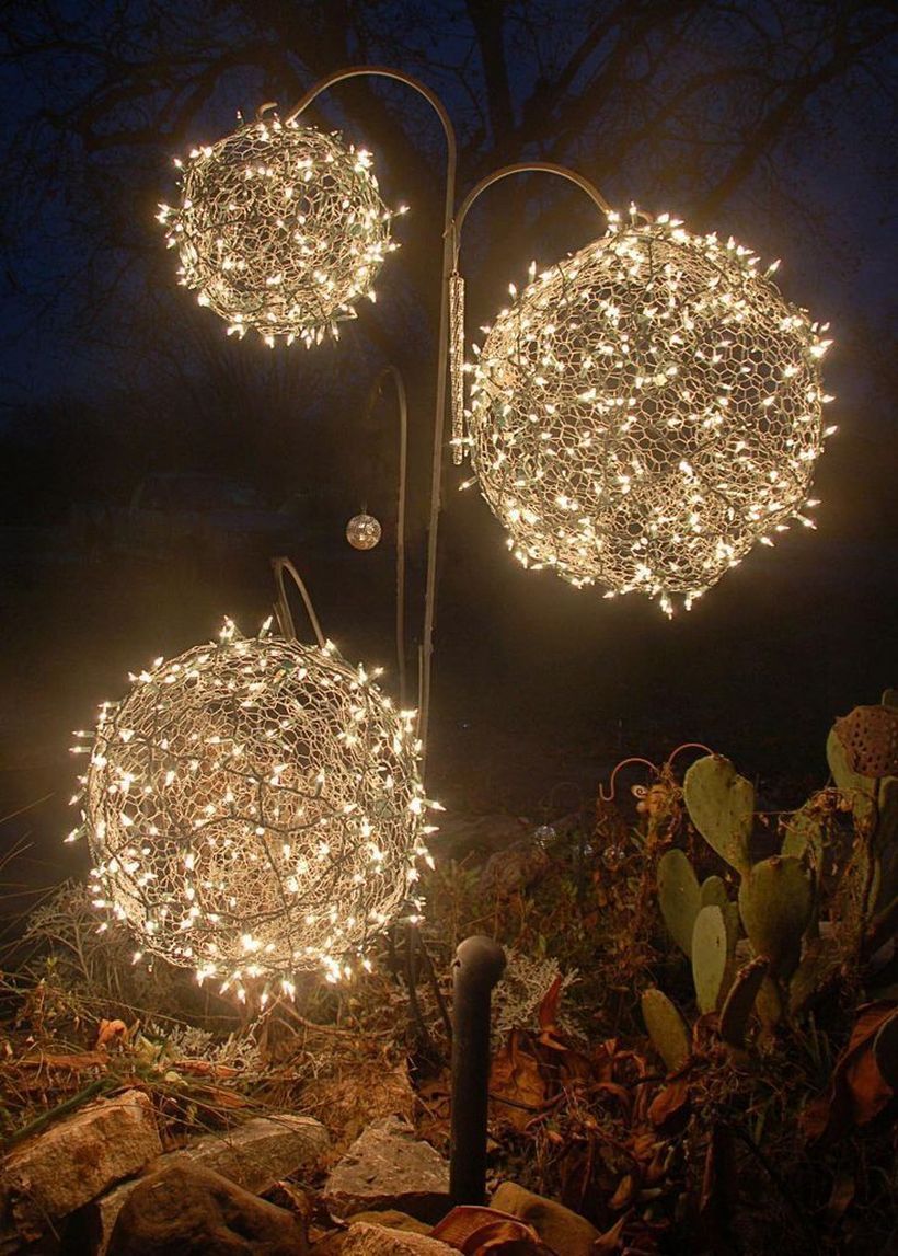 Lighted Gazing Ball Gazing Ball