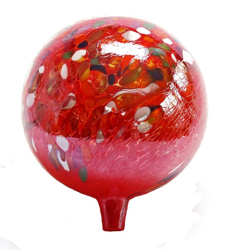 13 Red Gazing Balls for Garden Ideas You Must Look SharonSable