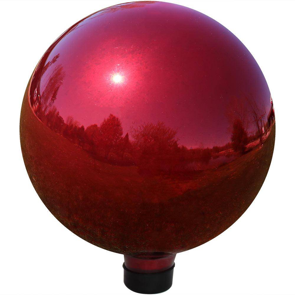 13 Red Gazing Balls for Garden Ideas You Must Look SharonSable
