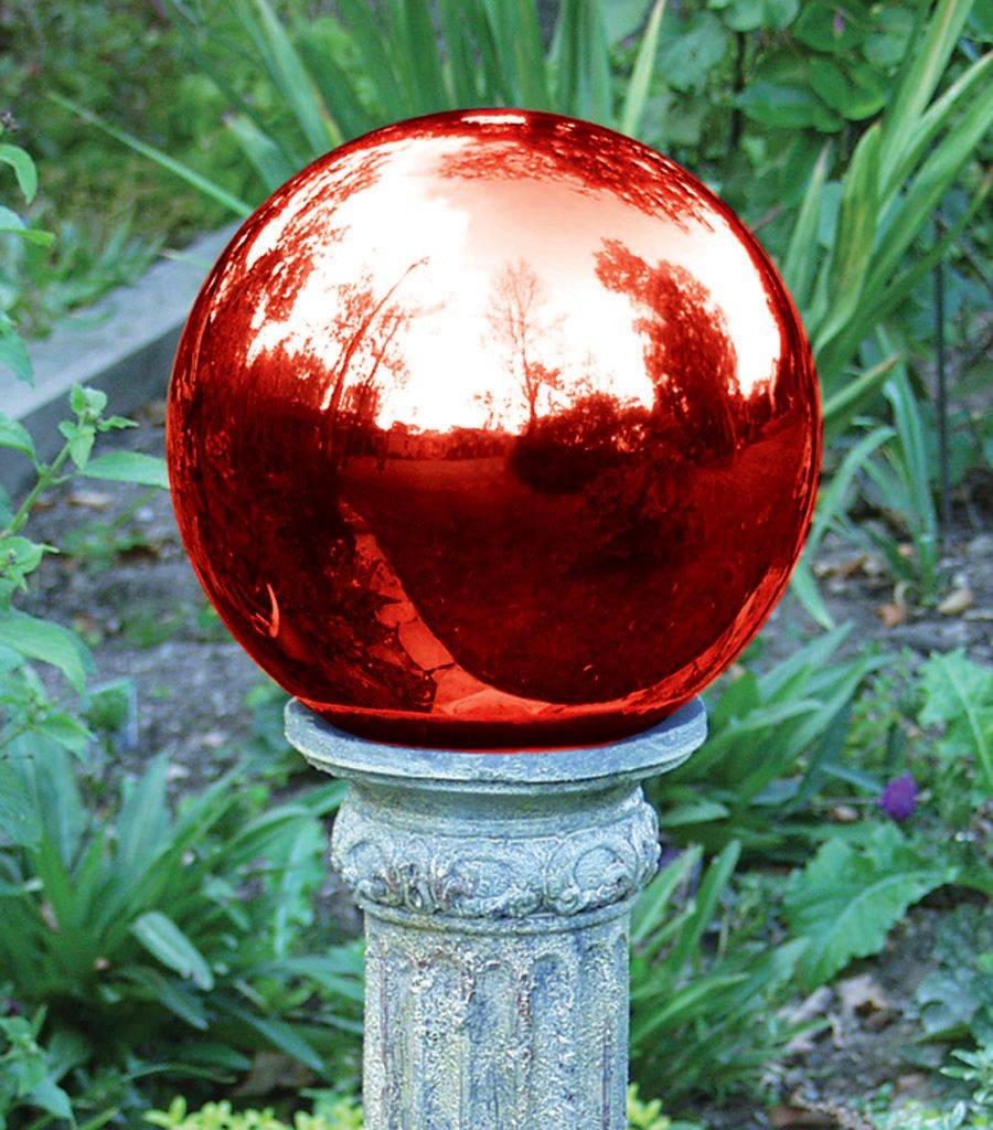 13 Red Gazing Balls for Garden Ideas You Must Look SharonSable