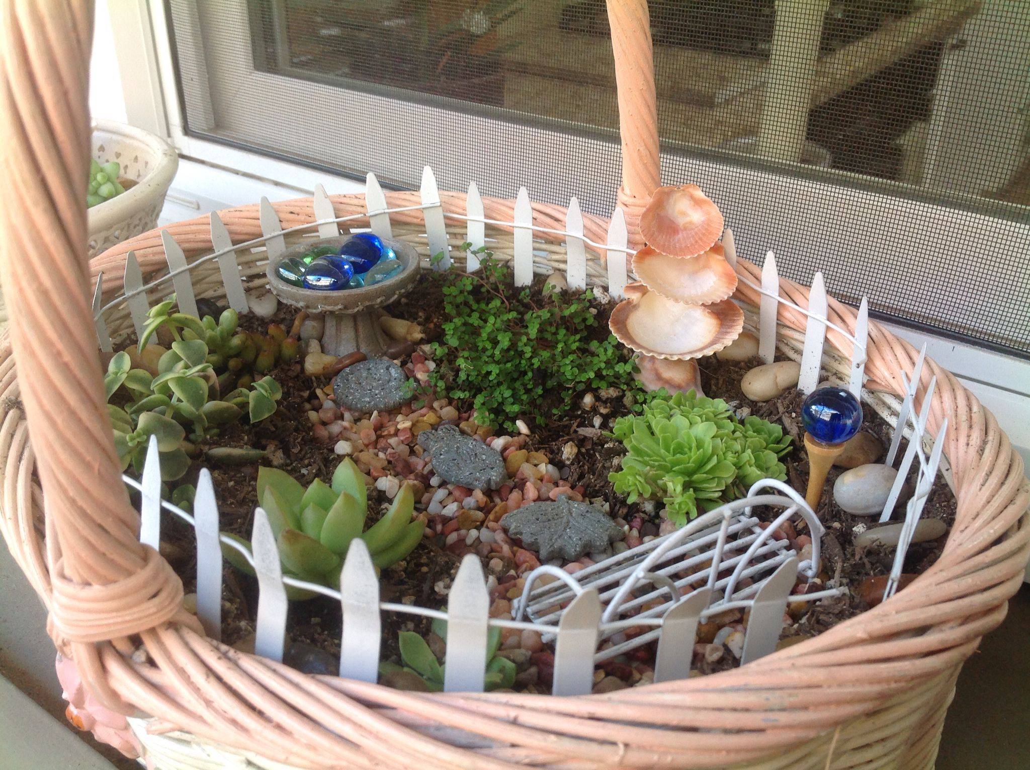 Miniature Gazing Ball Fairy Garden