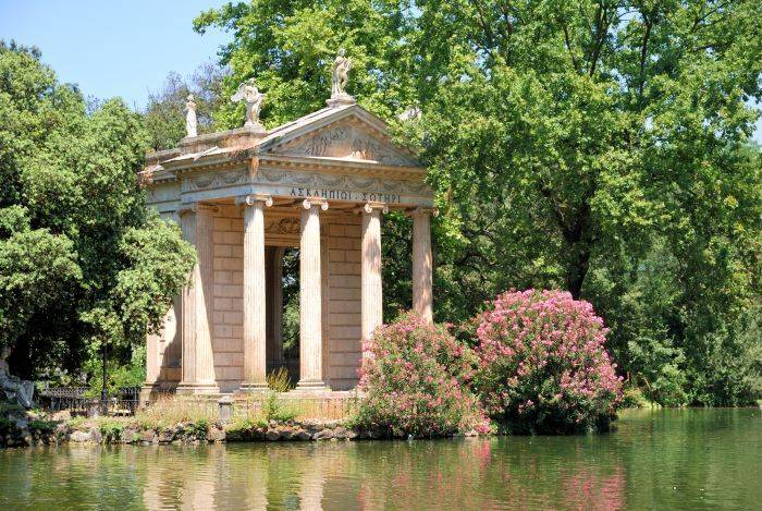 Romevillaborghesetempleesculape Villa Borghse