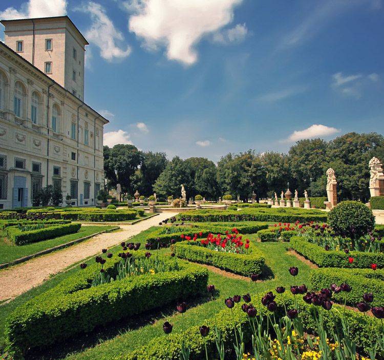 The Villa Borghese Gardens