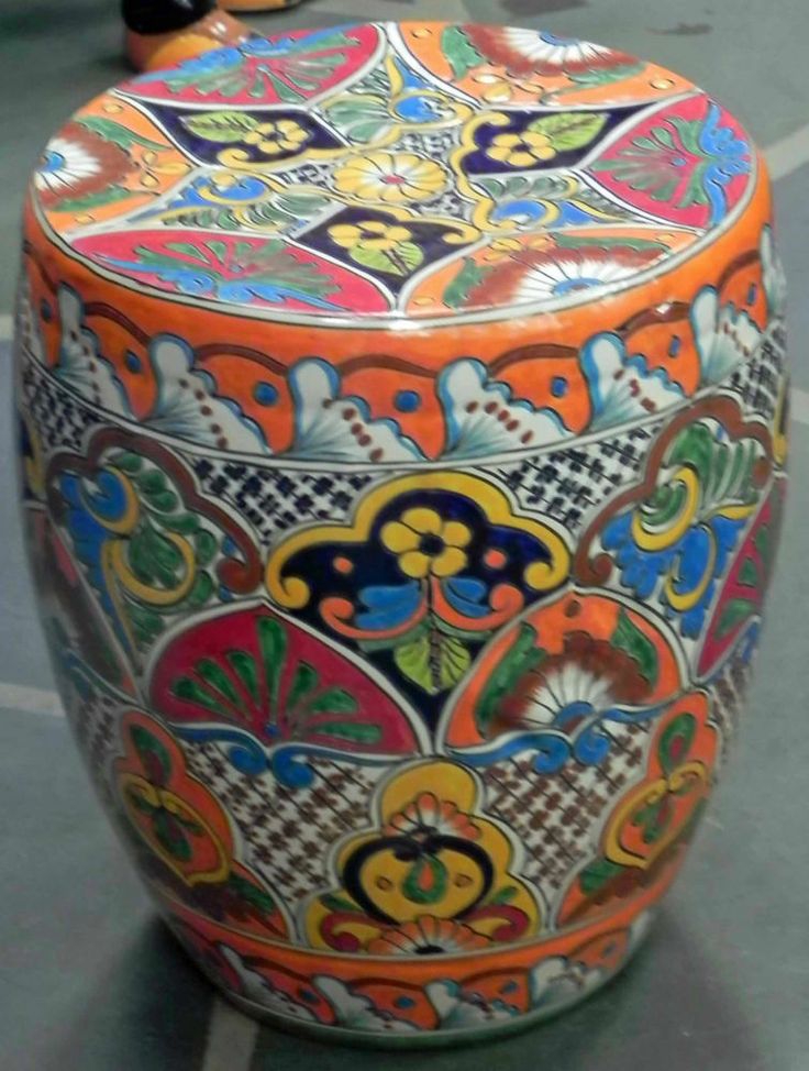 Talavera Garden Stool Stools