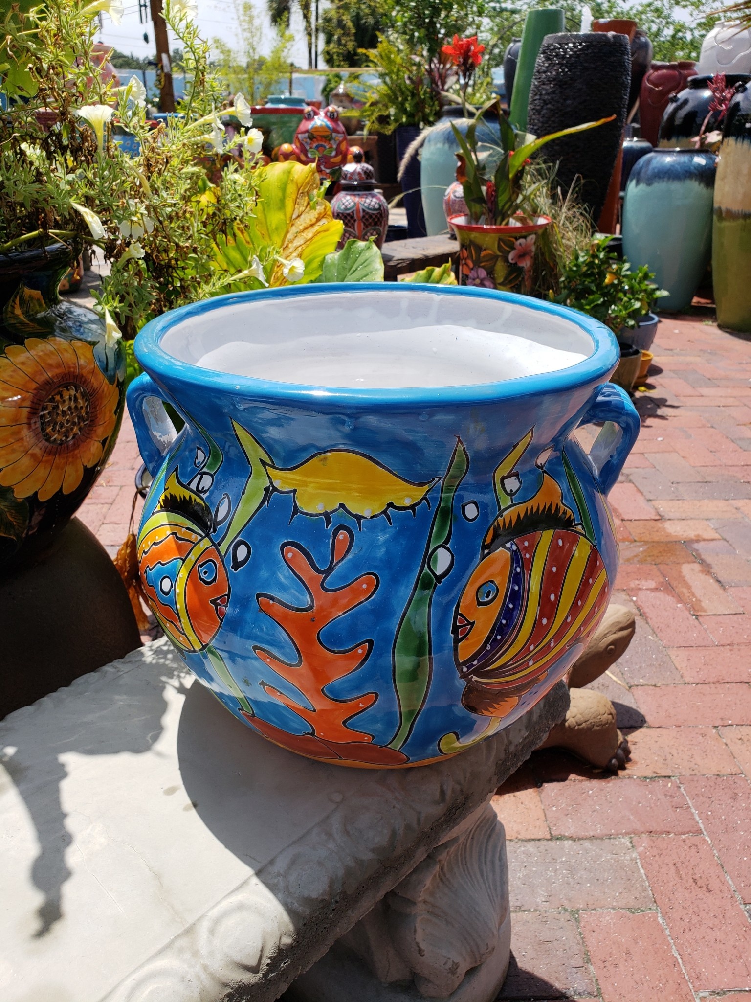 Talavera Garden Stool Stools