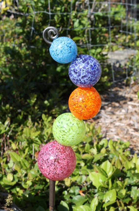 Colorful Mosaic Glass Gazing Ball Fresh Garden Decor