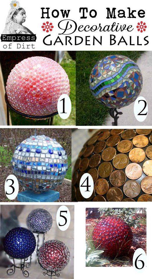 Garden Art Ball Idea Gallery Empress Of Dirt Garden Art Garden