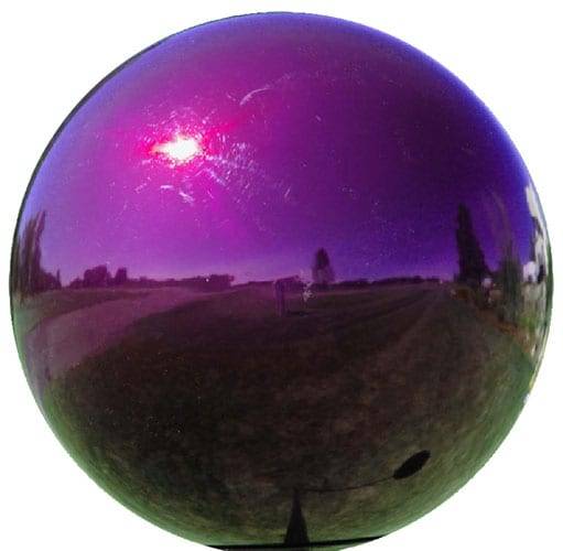 16 Purple Gazing Balls for Garden Ideas You Should Check SharonSable