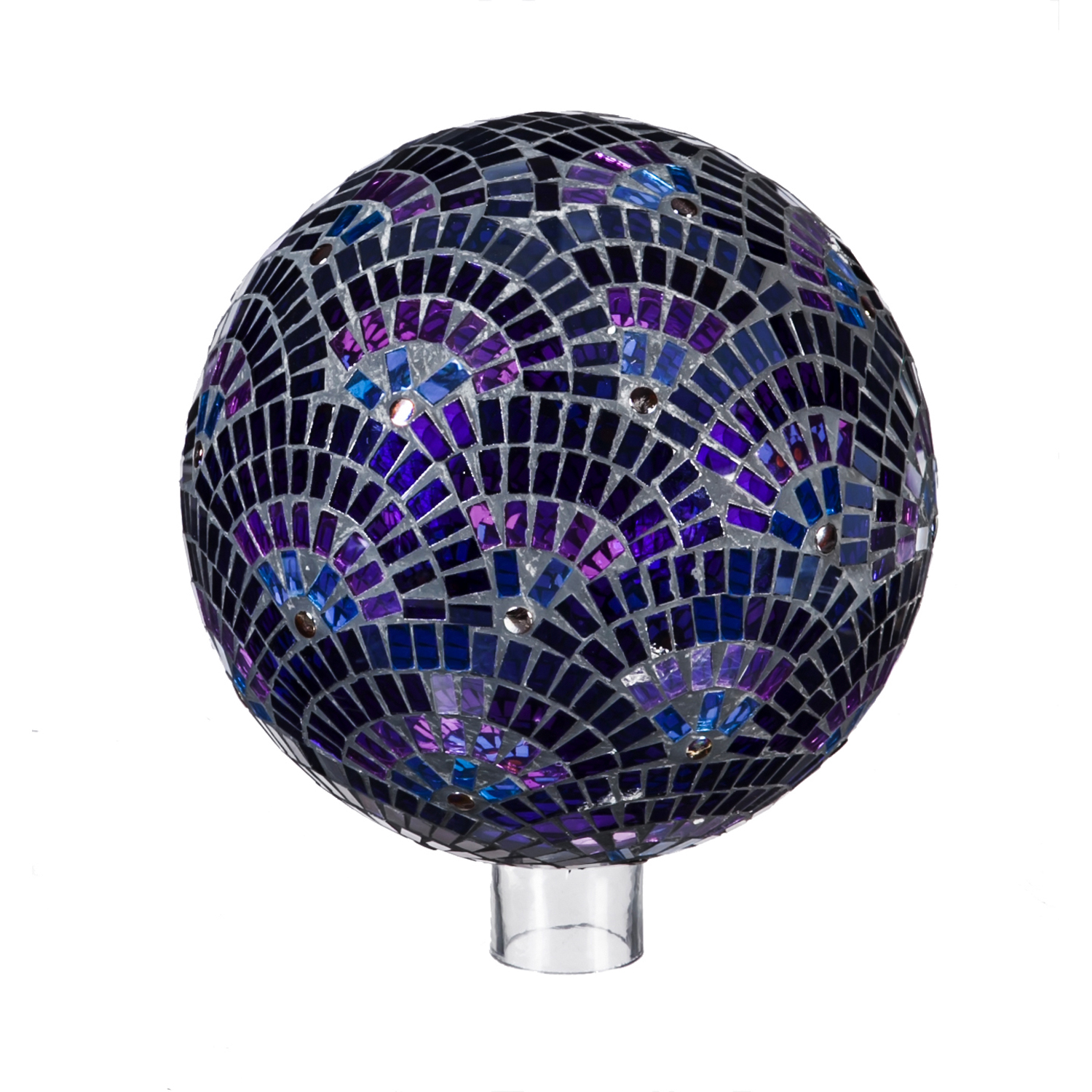 Glass Gazing Ball Violet Blue Inch Gazing Ball