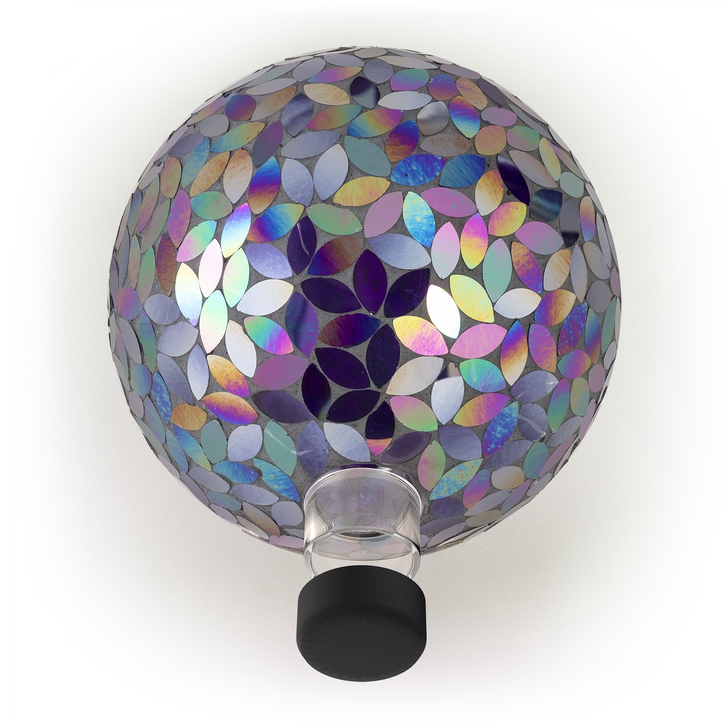 Purple Mosaic Gazing Ball