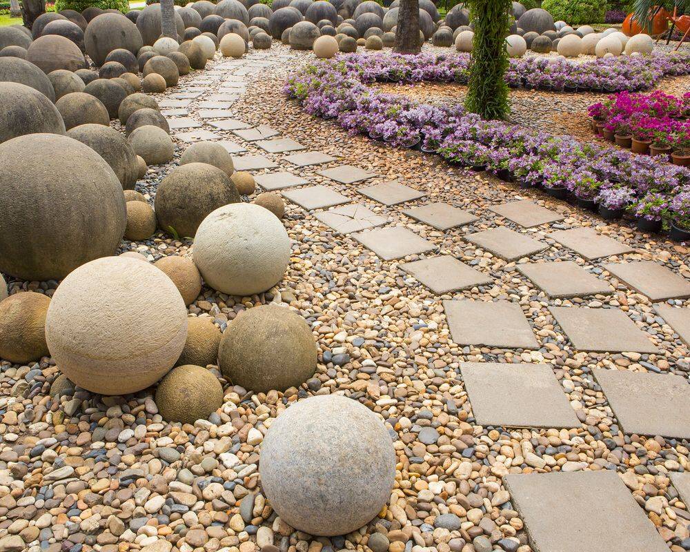 Beautiful Diy Garden Ball Ideas Garden Spheres Cement Garden