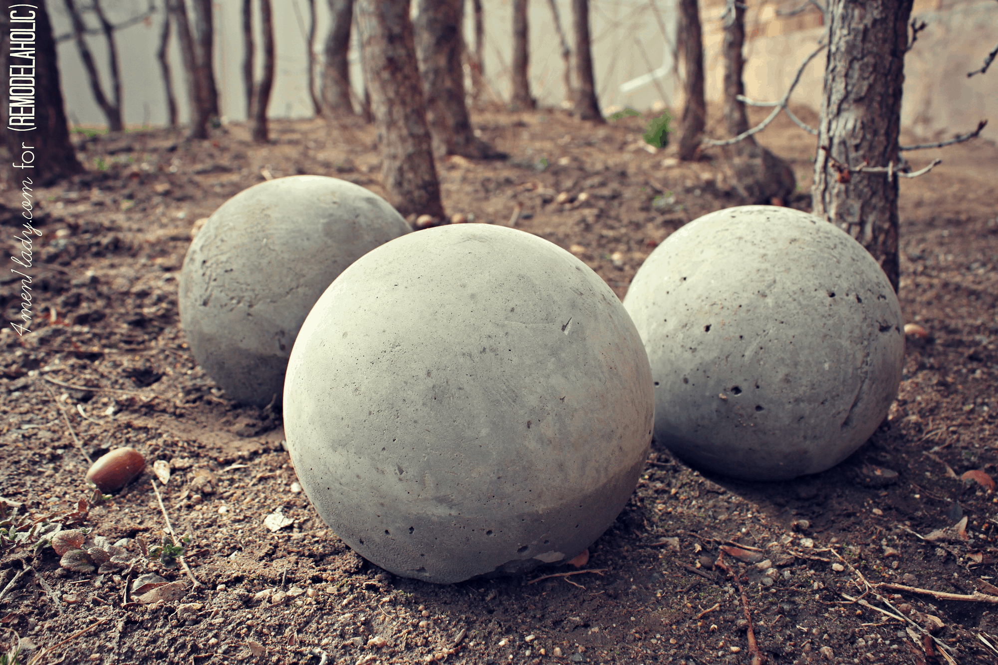 Concrete Ball Concrete Garden